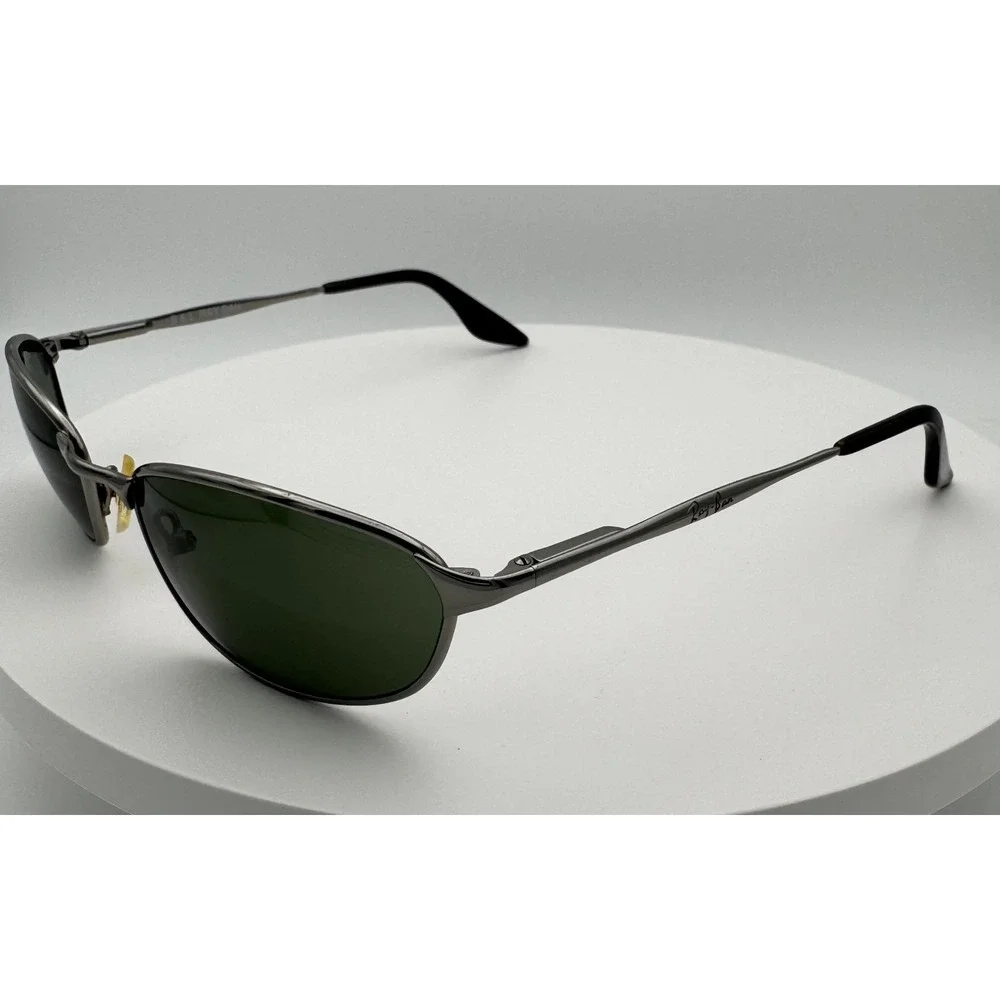 Ray Ban RB3023 Highstreet Sunglasses Italy W/ Green Lens Bausch Lomb Retro Flaw